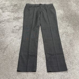 BLK DNM Wool Dress Pants Mens 48 Eu 32 Us Dark Gray Straight Leg Business Work